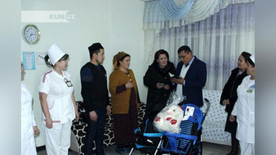 'Андижонда туғилган тўрт эгизакка исмлар қўйилиб, совғалар берилди'ning rasmi