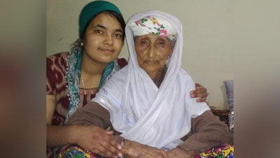 '104 yoshli onaxon ulug` yoshda ham qaddi tikligining sirini aytdi'ning rasmi