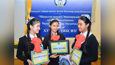 'POYTAXTNING ENG YaXShI MAHALLALARI NOMI E`LON QILINDI'ning rasmi