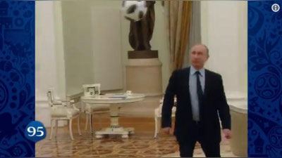 Изрображение 'ВЛАДИМИР ПУТИН СНЯЛСЯ В РОЛИКЕ "100 ДНЕЙ ДО ЧЕМПИОНАТА МИРА" (ВИДЕО)'