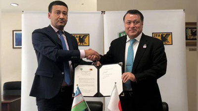 Изрображение 'ФУТБОЛЬНЫЕ ФЕДЕРАЦИИ УЗБЕКИСТАНА И ЯПОНИИ ПОДПИСАЛИ СОГЛАШЕНИЕ'