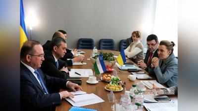 'Ўзбекистон-Украина савдо-иқтисодий ҳамкорлигига қаратилган муҳим масалаларни муҳокама қилинди'ning rasmi