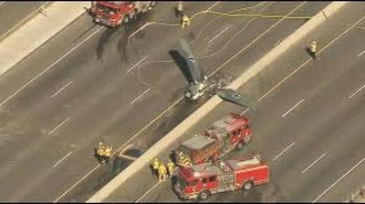 'Los-Anjelesda samolyot halokatga uchradi 'ning rasmi