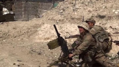 'Tog`li Qorabog`da janglar sakkiz kundan buyon davom etmoqda'ning rasmi