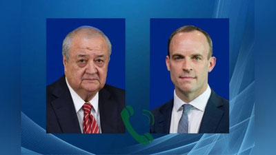 Изрображение 'Главы МИД Узбекистана и Великобритании провели телефонный разговор'