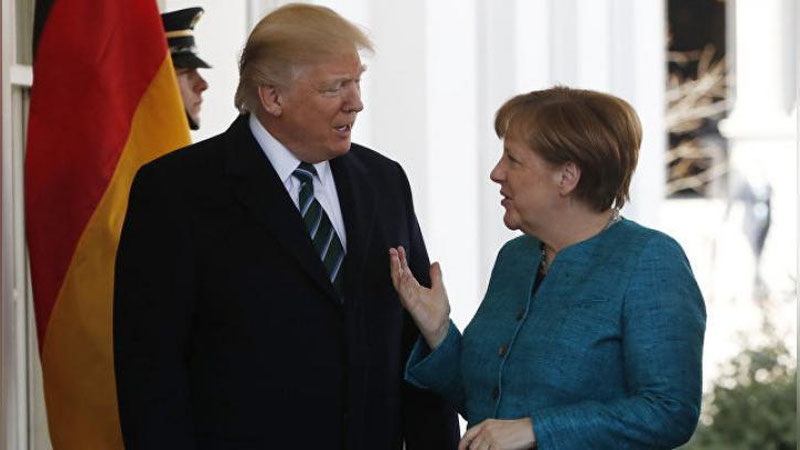 'Трамп Меркелдан Путин билан қандай гаплашиш борасида маслаҳат сўради'ning rasmi