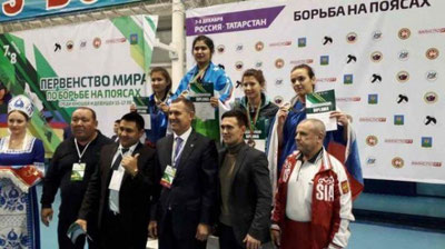 'Qoraqalpog`istonlik qizlar Jahon chempionatida g`alaba qozonib qaytishdi'ning rasmi