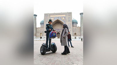 '"Muslim traveler" кўрсатувининг ижодкорлари Самарқандга ташриф буюрди'ning rasmi