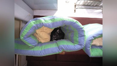 'Vagondagi to`shak orasiga yashirilgan pnevmatik qurol qismlari  fosh etildi'ning rasmi