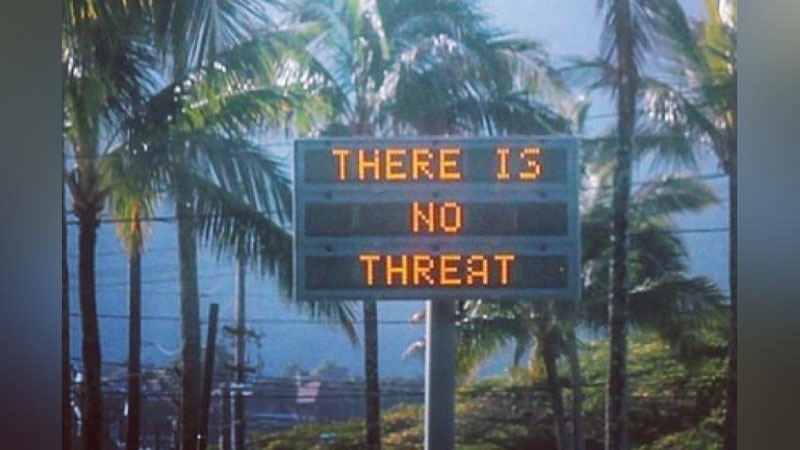 'Гавайи аҳолиси “ракета ҳужуми”дан ваҳимага тушди'ning rasmi