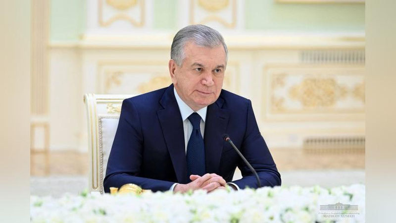 Изрображение 'Шавкат Мирзиёев провел ряд встреч на полях Ташкентского форума'