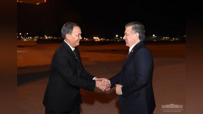 'Prezident Shavkat Mirziyoev Toshkentga jo`nab ketdi'ning rasmi