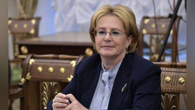 Изрображение 'ГЛАВА МИНЗДРАВА РОССИИ ВЕРОНИКА СКВОРЦОВА ПРИБЫЛА В ТАШКЕНТ'