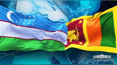 'Shavkat Mirziyoev Shri Lanka prezidentiga tabrik yo`lladi'ning rasmi