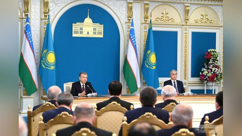 Изрображение 'Видео: итоги государственного визита Президента Узбекистана в Казахстан'