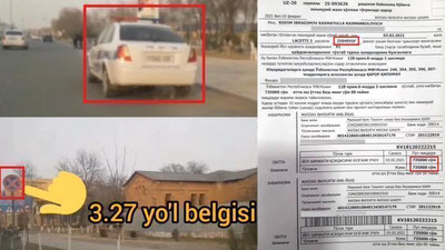 'Jizzaxda yo`l belgisiga amal qilmaydigan YPX xodimi jarimaga tortildi'ning rasmi