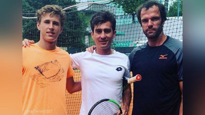 '​O`zbekistonlik tennischi Samarqanddagi "Chellenjer"da vise-chempion bo`ldi'ning rasmi