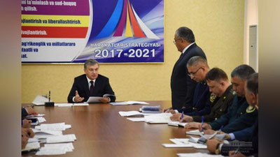 'Президент Навоийда ижро интизомини кучайтириш бўйича аниқ топшириқлар берди'ning rasmi