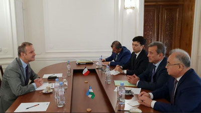 'O`zbekiston delegasiyasi Fransiya Senati bilan hamkorlik istiqbollarini muhokama etdi'ning rasmi