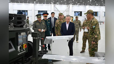 'Oliy Bosh Qo`mondon Surxondaryo viloyatidagi harbiy qismga bordi'ning rasmi