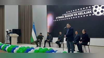 'Milliy kino san`ati oyligi doirasida Samarqadda uchrashuv bo`lib o`tdi'ning rasmi