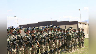 '“Chirchiq” poligonida O`zbekiston va Qozog`iston harbiylarining hamkorlikdagi  “Qalqon – 2019” taktik mashqlari boshlandi'ning rasmi