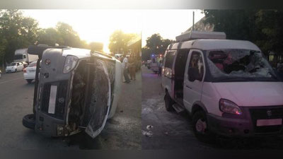 Изрображение 'Новое ДТП с участием маршрутки в Ташкенте: пострадали 5 человек'