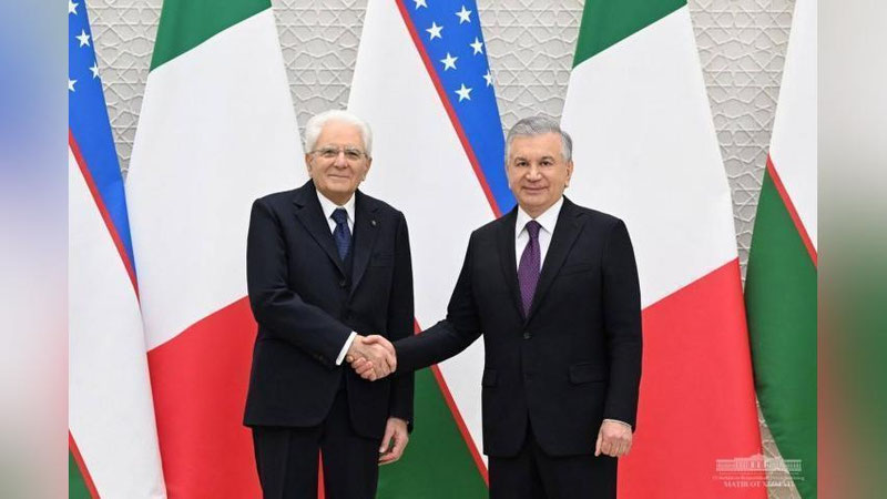 Изрображение 'На узбекско-итальянских переговорах на высшем уровне достигнут ряд договоренностей'