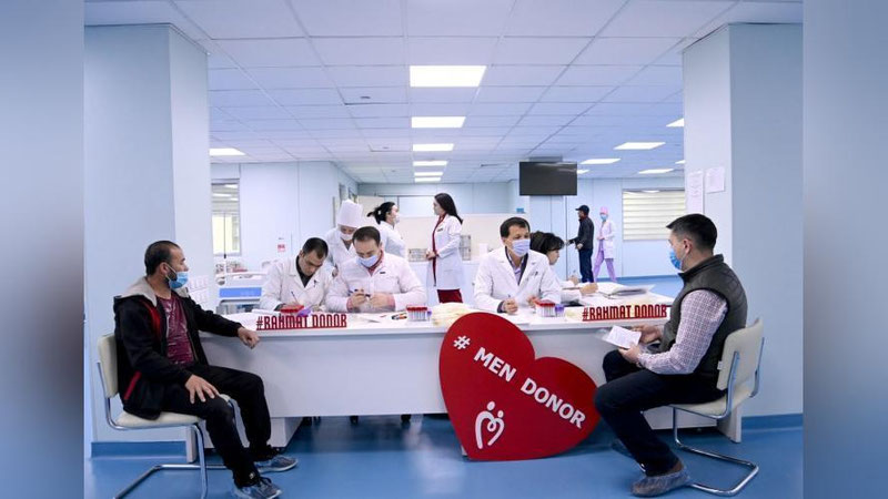 'O`zbekistonda “Qon topshir – hayot in`om et!” aksiyasiga start berildi'ning rasmi
