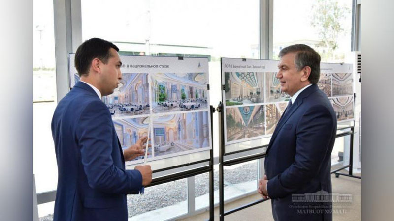 Изрображение 'ГЛАВА ГОСУДАРСТВА НА СТРОЙПЛОЩАДКЕ TASHKENT CITY: ФОТО'