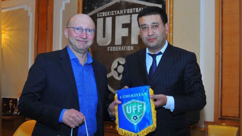 'Умид Аҳмаджонов бельгиялик мутахассис билан учрашди'ning rasmi