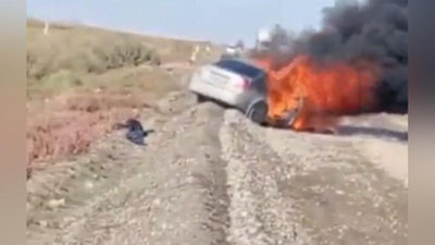 Изрображение 'Очевидцы сняли на видео последствия страшного ДТП в Кашкадарье'