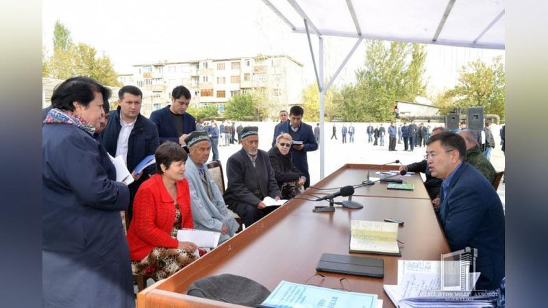 'Erkinjon Turdimov qariyb olti soat murojaat qabul qildi'ning rasmi