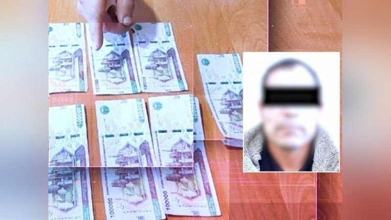 'Angrenda qalbaki pul tayyorlab sotayotganlar ushlandi'ning rasmi