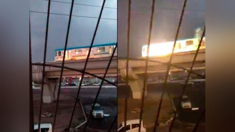 'Sergeli er usti metro poezdi qisqa tutashuv tufayli to`xtab qoldi'ning rasmi