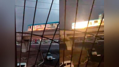 'Sergeli er usti metro poezdi qisqa tutashuv tufayli to`xtab qoldi'ning rasmi