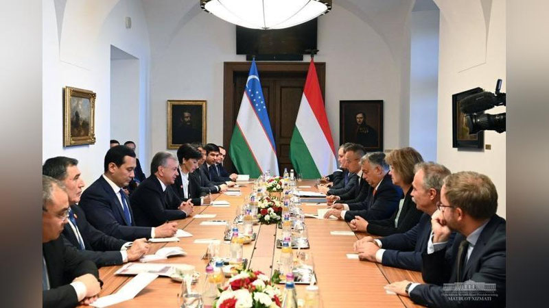 'O`zbekiston va Vengriya o`rtasida tovar ayirboshlash hajmi 500 million dollarga etkaziladi'ning rasmi