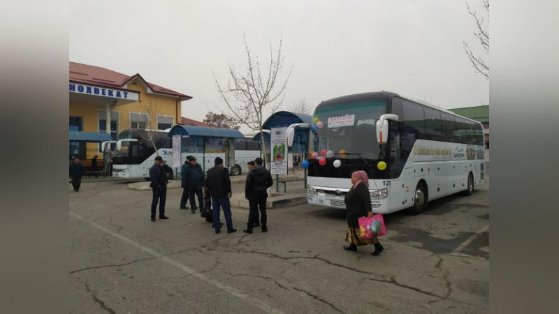 '“Фарғона – Дўстлик” йўналишида синов тариқасида автобус қатнови йўлга қўйилди'ning rasmi