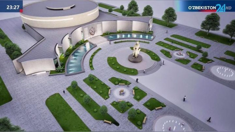 Изрображение 'Проект строительства музея Абу Райхана Беруни представлен главе государства'