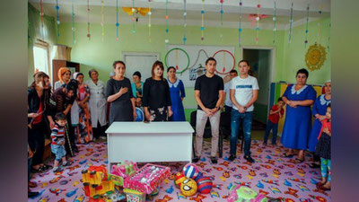 'Odil Ahmedov o`zi borgan bog`chaga ham tashrif buyurdi'ning rasmi