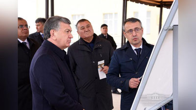 'Президент ташрифи навоийликларнинг кайфиятини, руҳиятини кўтариб юборди 'ning rasmi