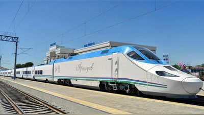 '"Afrosiyob" endi Jizzaxda ham to`xtaydi'ning rasmi