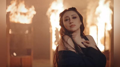 'O`zbek kompozitori bastalagan qo`shiq klipida uy yonib ketdi 'ning rasmi