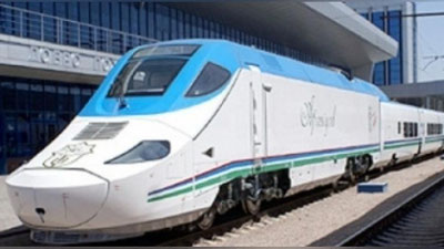 Изрображение 'ИЗ ТАШКЕНТА В БУХАРУ ЗА 3 ЧАСА: ЗАПУЩЕН ВЫСОКОСКОРОСТНОЙ ПОЕЗД'