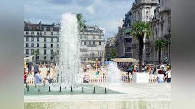 'Парижда иссиқ ҳаво ҳарорати кузатилмоқда'ning rasmi