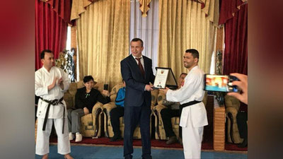 'Mashhur turkiyalik karate ustasi Toshkentda'ning rasmi