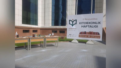 '“Китобхонлик ҳафталиги”нинг расмий очилиш маросими бўлиб ўтди'ning rasmi