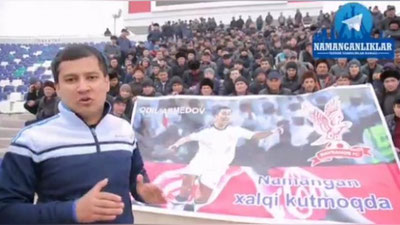 'Namanganlik minglab muxlislar Odil Ahmedovdan «Navbahor» jamoasi tarkibida o`ynashini iltimos qilishdi (video)'ning rasmi