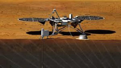 'Mars InSight Marsga qo`ndi 'ning rasmi