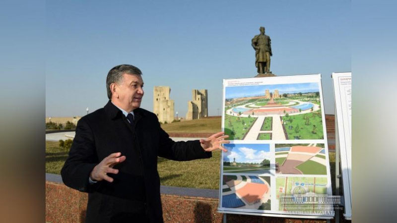 'Шавкат Мирзиёев Шаҳрисабздаги мақом марказида бўлди'ning rasmi